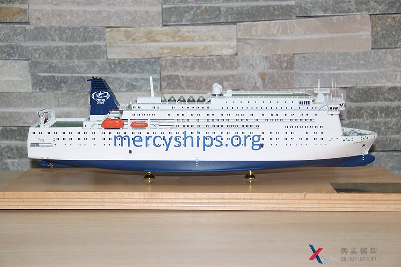 醫(yī)療船模型--Mercy ships--秀美模型獨(dú)家設(shè)計(jì)制作