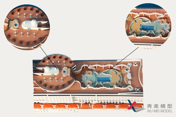 地中海輝煌號(hào)游船模型，郵輪模型，3打印豪華郵船